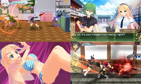 Senran Kagura Burst (Nintendo 3DS)